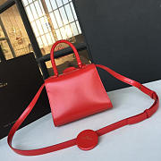 Delvaux Mini Brillant Satchel Smooth Leather Red 1468 19.5cm - 5