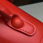 Delvaux Mini Brillant Satchel Smooth Leather Red 1468 19.5cm - 2