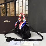 Delvaux Mini Brillant Satchel Leather Black 1476 20cm - 5