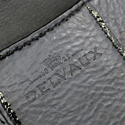 Delvaux Mini Brillant Satchel Leather Black 1476 20cm - 3