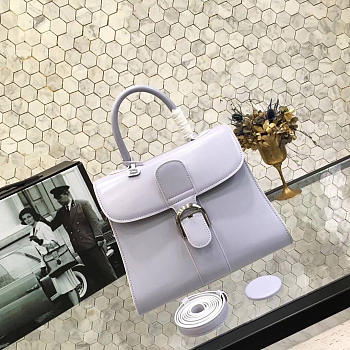 Delvaux MM Brillant Satchel White 1536 28cm 