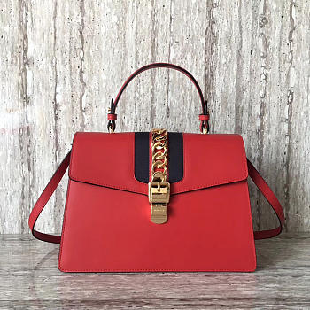 Gucci Sylvie Leather Bag Z2138