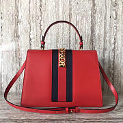 Gucci Sylvie Leather Bag Z2138 - 4