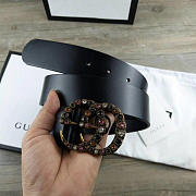 Gucci GG Leather Belt 01 - 2