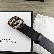 Gucci GG Leather Belt 01 - 4