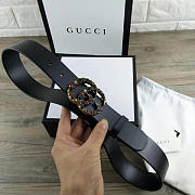 Gucci GG Leather Belt 01 - 6