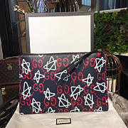 Gucci GG Leather Clutch Bag 011 30cm - 2