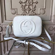 Gucci Soho Disco Leather Bag White Z2602 21cm - 1