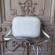Gucci Soho Disco Leather Bag White Z2602 21cm - 4