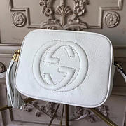 Gucci Soho Disco Leather Bag White Z2602 21cm - 5