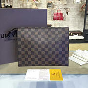 Louis Vuitton TOILETRY POUCH 26 Damier Ebène Canvas - 2