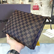 Louis Vuitton TOILETRY POUCH 26 Damier Ebène Canvas - 3