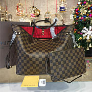 LOUIS VUITTON NEVERFULL MM Red 3133 32cm  - 1