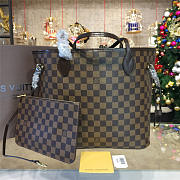 LOUIS VUITTON NEVERFULL MM Red 3133 32cm  - 4