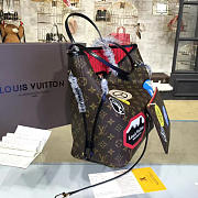Louis Vuitton Neverfull MM Cherry 3282  - 5