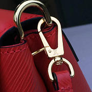Louis Vuitton One Handle Flap Bag MM RED  - 5