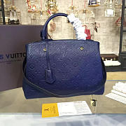 Louis Vuitton MONTAIGNE MM Navy 3584 33cm  - 2