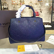 Louis Vuitton MONTAIGNE MM Navy 3584 33cm  - 3