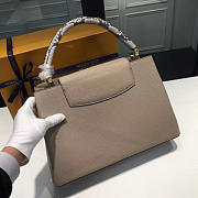LOUIS VUITTON CAPUCINES MM Galet 3674  - 5