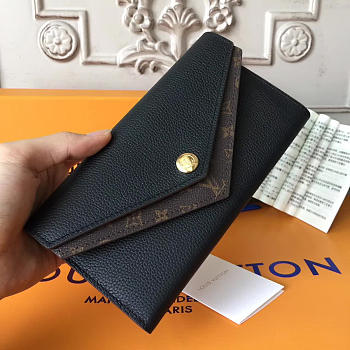 Louis Vuitton Wallet Black 3712