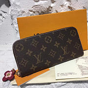 Louis Vuitton CLEMENCE wallet pink 19cm - 5