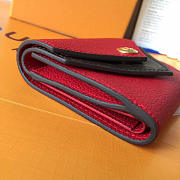 Louis Vuitton DOUBLE V COMPACT WALLET cherry 3734 11cm - 5