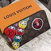 Louis Vuitton Zippy Wallet Red 3775 19.5cm - 5