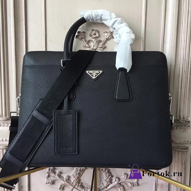 PRADA Leather Briefcase 4193 - 1