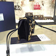 Prada Velvet Cahier Bag Black 4268 - 3