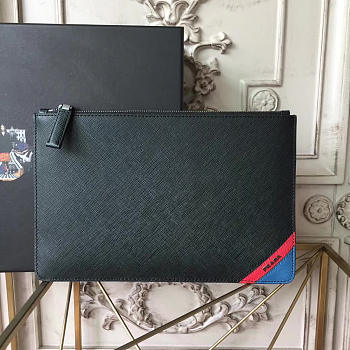 Prada Leather Clutch Bag 4304 28cm