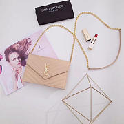 YSL MONOGRAM COLLEGE Apricot 4769 19cm  - 6