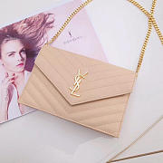 YSL MONOGRAM COLLEGE Apricot 4769 19cm  - 5