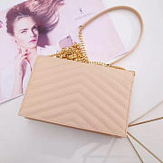 YSL MONOGRAM COLLEGE Apricot 4769 19cm  - 4