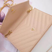 YSL MONOGRAM COLLEGE Apricot 4769 19cm  - 3