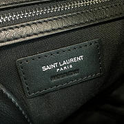 YSL Monogram Backpack Tassels Black 4802 28cm  - 5