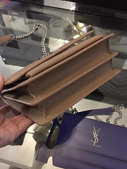 YSL Medium SUNSET Grained Leather Tan 4856 22cm  - 3