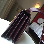YSL Monogram Small Dylan Shoulder Bag Wine Red 4864 24cm  - 6