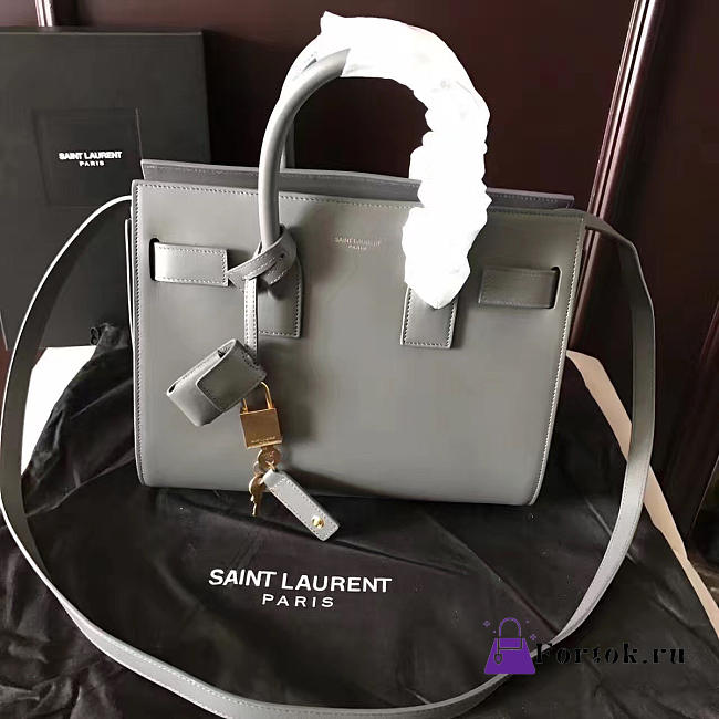 YSL Sac-De-Jour Baby Gray 4912 26cm - 1