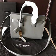 YSL Sac-De-Jour Baby Gray 4912 26cm - 6