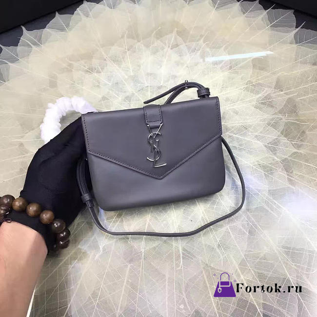 YSL Monogramme Sac Université Gray 4939 16cm  - 1