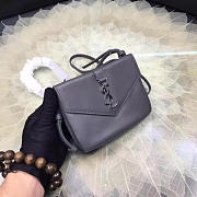 YSL Monogramme Sac Université Gray 4939 16cm  - 3