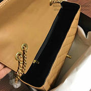 Chanel Quilted Lambskin Flap Bag Beige A91365 25.5cm - 4