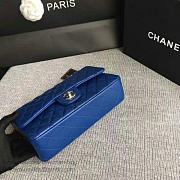 Chanel Lambskin Classic handbag Blue A01112 25cm - 5