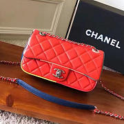 Chanel Red Multicolor Small Flap Bag A150301 23cm - 2