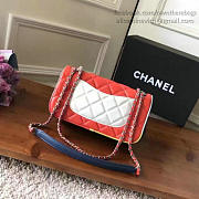 Chanel Red Multicolor Small Flap Bag A150301 23cm - 6