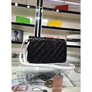 Chanel Lambskin Small Wallet on Chain Black A91365 19cm  - 3