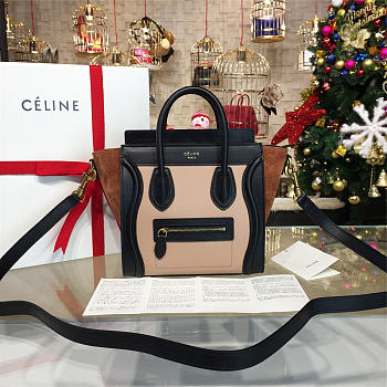 Celine Leather Nano Luggage Z978 20cm 