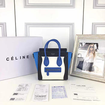 Celine Leather Nano Luggage  Z988 20cm 