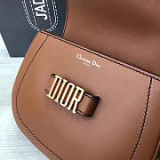 Dior FENCE Shoulder Bag Brown 22.5cm - 2