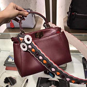 Fendi Peekaboo Red Wine 2000 23cm - 2
